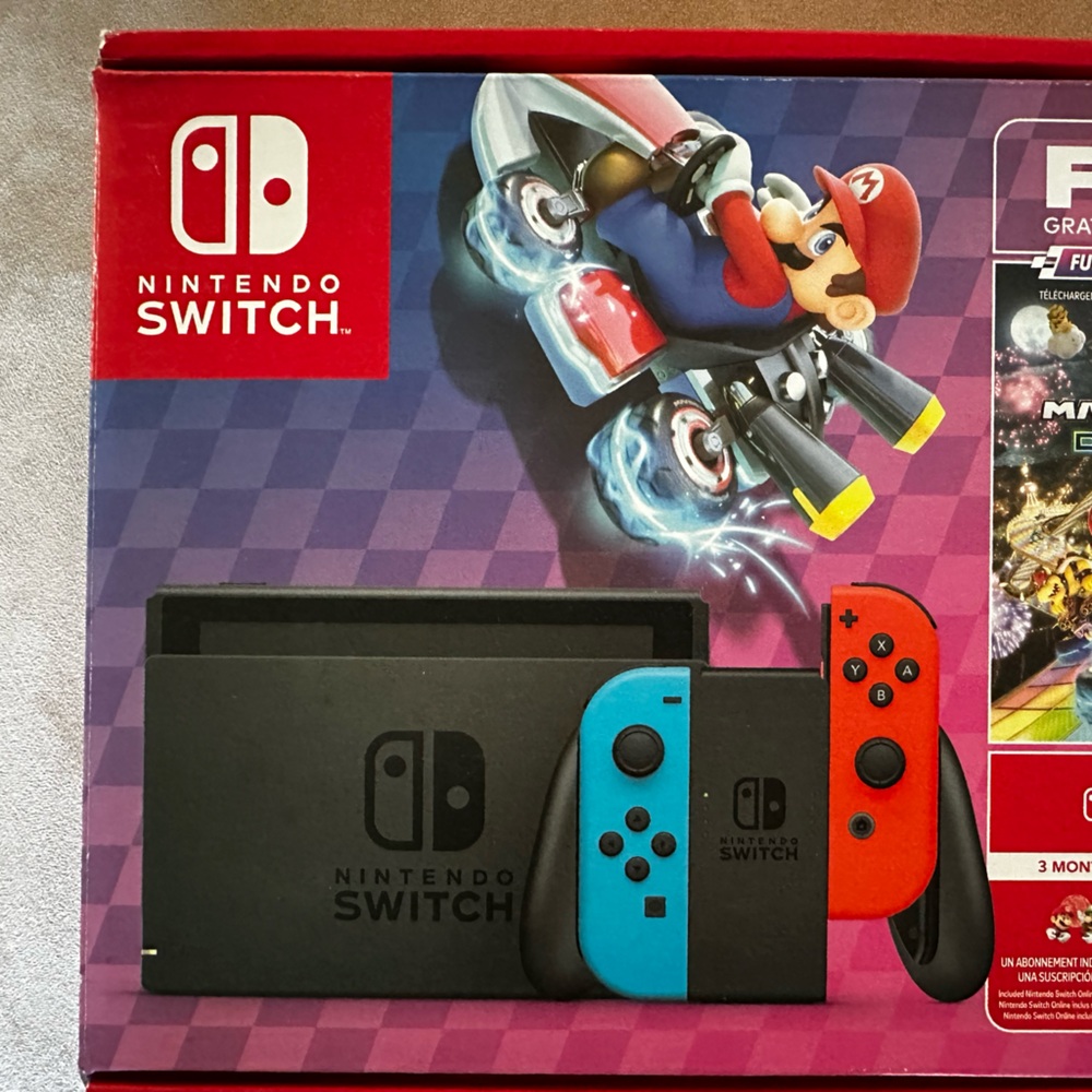 Nintendo Switch Mario In Box